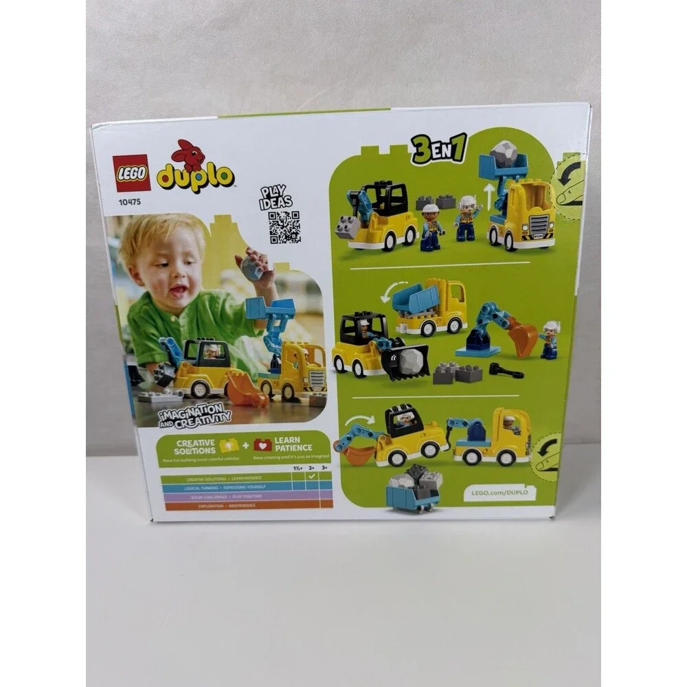 LEGO DUPLO Town 3 in 1 Construction Vehicles 10475 Toddler Toy Truck NEW SEALED